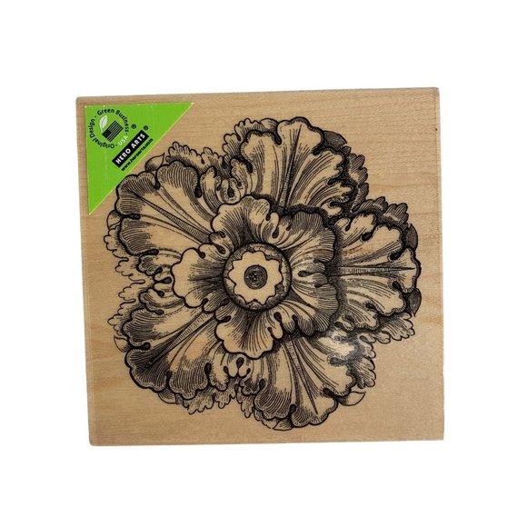 Hero Arts Etched Medallion Woodblock Stamp - Picture 3 of 5